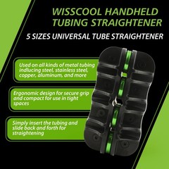 Handheld 1/2&Prime; Tube Straightener Tool | Copper, Aluminum, Stainless Steel Pipe &