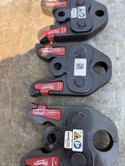 Milwaukee M18 Force Logic PEX-Crimp Jaws (3) SETS 1/2,3/4,1 INCH