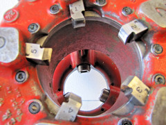 Ridgid 141 Receding Geared Pipe Threader 2-1/2&Prime; to 4&Prime; Jam Proof w/ Extras