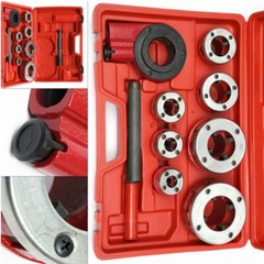Ratchet Ratcheting Pipe Threader Kit 3/8&Prime; to 2&Prime; Dies and Portable Storage
