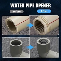 2pc Pipe Threading Tool 12 34 Integrated Internal External PVC Threader Kit