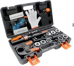 Copper Press Tool PEX Crimping Tool with 1/2&Prime;, 3/4&Prime;, 1&Prime; Dies for Copper Pipe