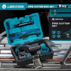 LIBRATON Pipe Cutter Tool 1/8&Prime;- 2&Prime;, Heavy-Duty Copper Tube Cutters, PEX Pipe Cut