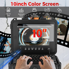 Professional Sewer Camera with 165ft Cable, 10&Prime; IPS Screen & 32GB Card