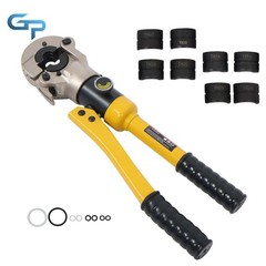8MT Hydraulic Clamp Copper Tube Crimper with 4 Dies (H16 TH20 TH26 TH32)