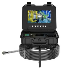 10.1&Prime; 70M Pipe Inspection Camera with 512HZ Locator Self-leveling Meter Counter