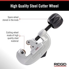 Ridgid 32920 model 15 Screw Feed Tubing Cutter, 3/16&Prime; To 1-1/8&Prime; Tube Cutter