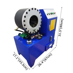 220V Hose Crimper High Pressure Hydraulic Hose Crimping Machine Pipe Clamping