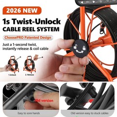New 2026 7&Prime; Sewer Inspection Camera &ndash; 1080P HD, Durable Design for Professionals