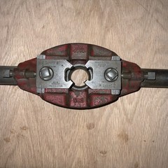 Vintage Greenfield Tap & Die No. 2 Pipe Threader With Die And Handles