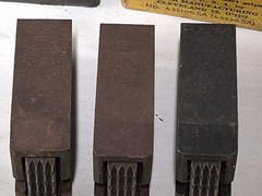 NOS OSTER 43236 Pipe Threading Machine Chuck Jaws Replaceable Insert Grips