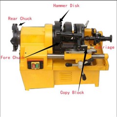 AC 220V Threading Cutter Electric Pipe Cutting Threader 1/2&Prime;-2&Prime; SQ50B1