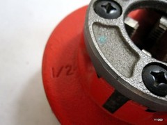 RIDGID 12R Die 1/2&Prime; Threads Model 12-R, 1/2&Prime; NPT Die Head