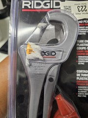 RIDGID 23493 PC-1375 ML Plastic Pipe and Tubing Cutter, 1/8&Prime; &ndash; 1-3/8&Prime;