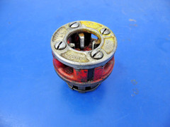 Ridgid 00-R Pipe Threader Die Head w/ 1/2&Prime; NPT Die,USED,Lot of 1