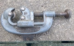 Ridge Tool No 00 3/16- 1 1/8 Pipe & Tube Cutter Vintage Used