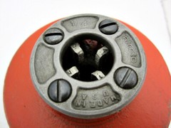 Ridgid Tools No. 12R Manual Ratcheting Pipe Threader & 4 Die Heads Made in USA