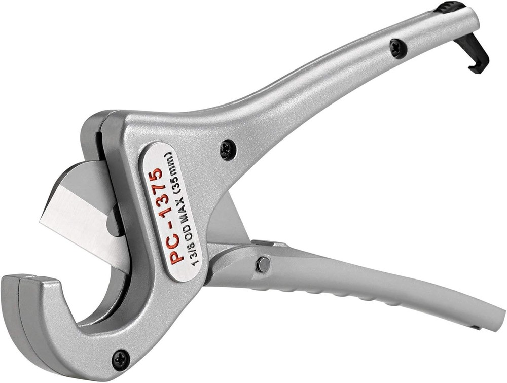 Plastic Pipe and Tubing Cutter 23493 PC-1375ML Scissor Tool PVC PEX CPVC Chrome