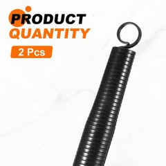 2pcs PVC Spring Tube Bender 26.8mm OD 520mm Long PVC Bender Pipe Bender Black