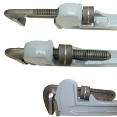 36 inch Aluminum Pipe Wrench 4-1/4 inch Jaw Size Straight Pipe Wrench