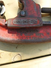 Ridgid 3-S (3S) 1&Prime; &ndash; 3&Prime; Heavy-Duty Large Pipe Cutter Ridge Tool Co.