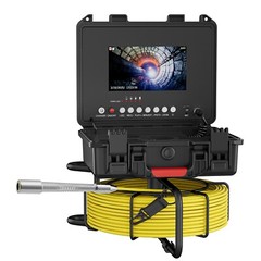 30m Sewer Pipe Inspection Camera Drain Sewer Pipeline Industrial Endoscope 7&rdquo;