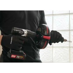 Husky 25 ft Power Drum Drain Snake Drill Auger for Sink Tub Shower