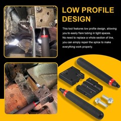 33260 Single/Double Flaring Tools Kit for 3/16&Prime; and 1/4&Prime; Tubing on Most Vehicles