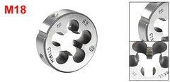 M18 x 1.5 Round Die Left-hand Thread Machine Threading Die 45mm OD Alloy Steel