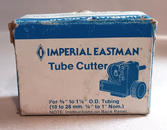 IMPERIAL EASTMAN &ldquo;IMP&rdquo; TUBE CUTTER NO. 174-F 3/8&Prime; TO 1-1/8&Prime; OUTSIDE DIAMETER USA