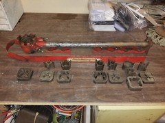 REED MFG Co. Pipe Threader Set w/Dies Vintage Plumbing Tool Made in USA NICE
