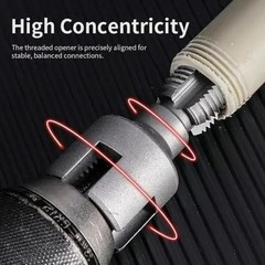 2pcs Integrated Internal & External Pipe Threading-Tool,PVC Pipe Threader Kit