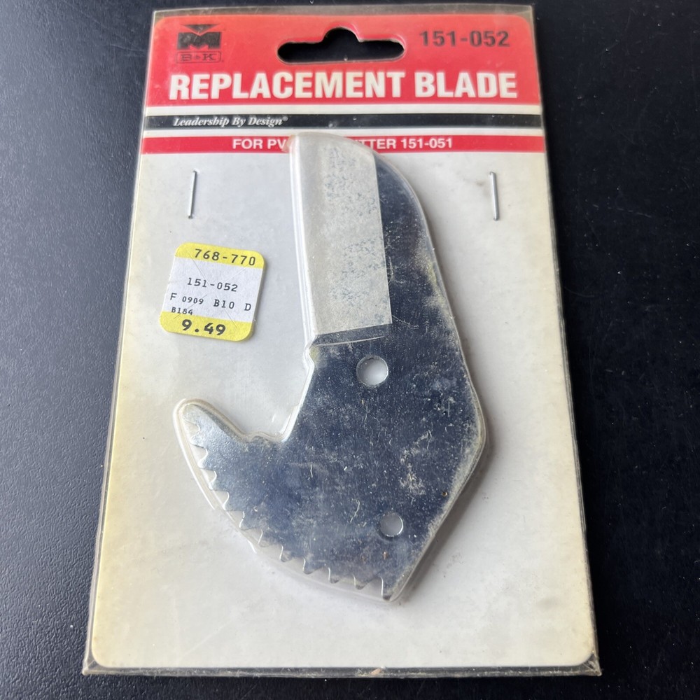 MUELLER GLOBAL &ndash; 151-052 Replacement Blade For PVC Pipe Cutter 151-051 1/2&Prime;-1&Prime;