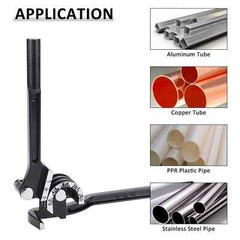 3-IN-1 Tubing Tube Bender Fuel Brake Line 1/4&Prime; 5/16&Prime; 3/8&Prime; Aluminum Copper Steel