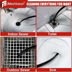 Sewer Jetter Kit 150FT For Pressure Washer, 5800PSI Drain Cleaner Hose 1/4&Prime; NPT