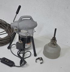 RIDGID K-50 Sectional Drain Cleaning Machine 110V w/ Accessories #2