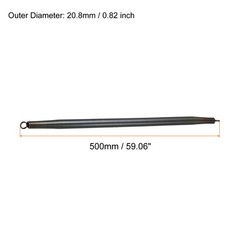 20.8mm OD B Type Spring Tube Bender 520mm Long for 25mm 3/4&Prime; PVC Pipe 2pcs