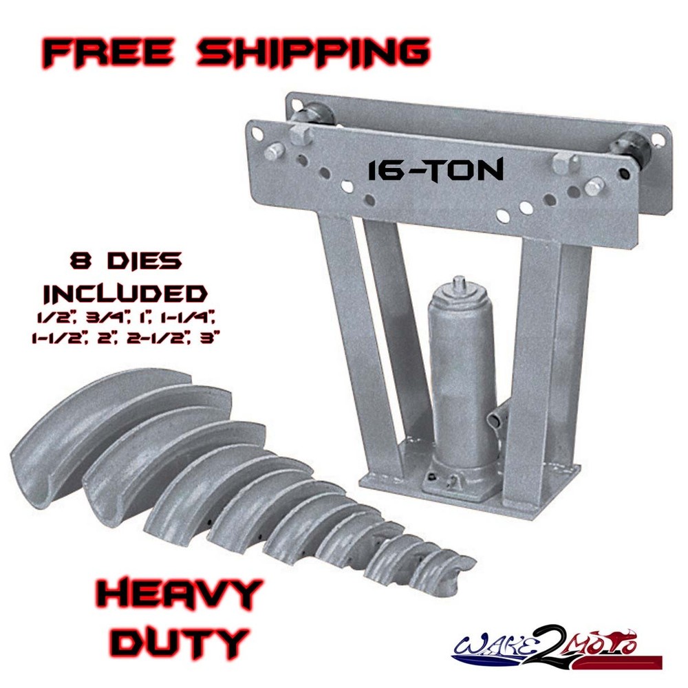 Tube Tubing Pipe Bender Hydraulic Roll Cage Bumper Exhaust Truck Offroad Toyota