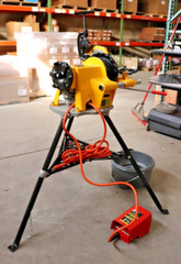 Steel Dragon Tools&reg; 300 Pipe Threader Threading Machine with Oiler Bucket
