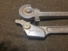 Rudgid Tubing Tube Bender #396 3/8&rdquo; OD 15/16&Prime; Radius Made In U.S.A