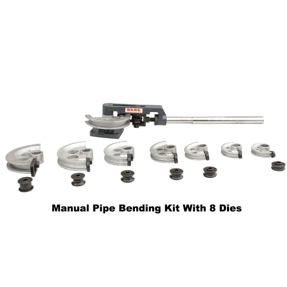 MY22 Compact Bender Kit, Manual Pipe Tube Bending Kit With 8 Die