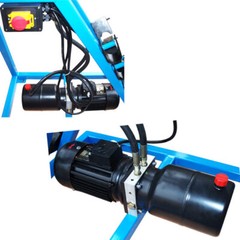 10 Ton Electric Hydraulic Pipe Tube Bender Tubing Bending Round Tube Die 110 V