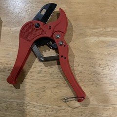 B &K Ratcheting Pipe cutter, plastic pipe 1/2&Prime;to 1&Prime; great condition