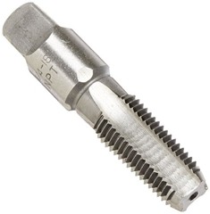 1 4 Inch Carbon Steel Pipe Tap Uncoated Right Hand Cutting Tool For Repairs