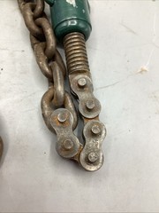 Used Greenlee Chain Puller 37&Prime; Lever Hoist Hand Operated With Handle