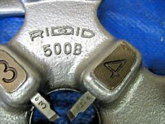 RIDGID BOLT DIE HEAD 500B Bolt with 1/2&Prime; X 13 UNC Dies