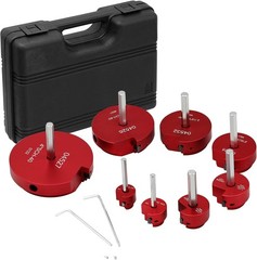 8-Piece PVC Pipe Reamer Set with Alloy Steel &ndash; Precision Plumbing Tools