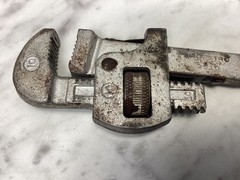 Vintage MAESTRO SUPER 3510 10&Prime; Straight Pipe Wrench &ndash; Forged Steel USA Made
