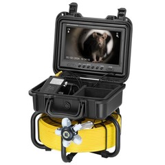 165FT Sewer Camera with 9in HD Screen, Self-Leveling & 36X Zoom