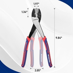 9.5&Prime; Wire Cutter/Crimper, CR-V Steel Wire Crimping/Cutting Tool | Crimping Plier